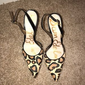 Cheetah print heels